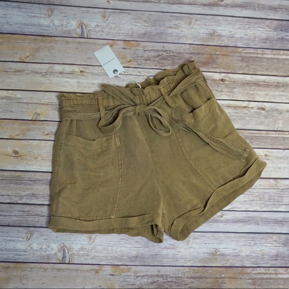 Lucky Brand Pants - Lucky Brand Khaki Tie Waist Shorts